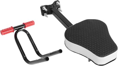 Kinderfietsstoeltje - Fietsstoel Kinderen - Veilig Fietsen - Centrale Ligging - 28-42 cm - Zwart