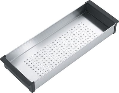 Franke Toebehoren - Inzetbak spoelbak, rvs/zwarte kunststof 112.0659.398