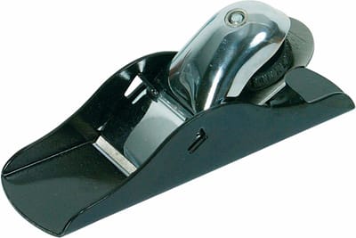 Silverline Stalen blokschaaf - carbon stalen blad - groot stelwiel - stootbestendig - 41 x 165 mm