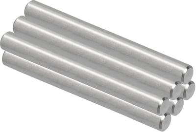 304 Rvs Centering Pens - Pack van 6 Naalden - Stalen Houder - Meubelonderdelen Hardware Position - 10 x 100 mm