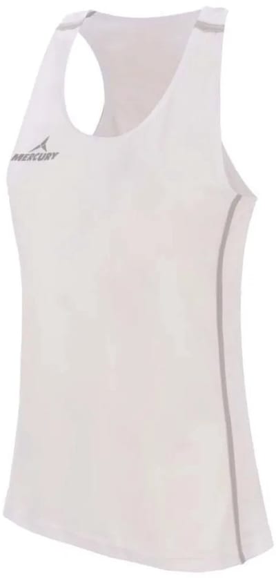 Mercury Equipment London Mouwloos T-shirt Wit S Vrouw