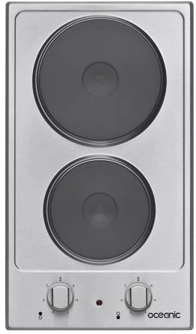 OCEANIC OCEATE2S – Domino kookplaat – 2 zones – Inox