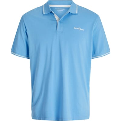 Jack & Jones - Heren Polo SS Jor Tango Polo - Blauw - Maat M