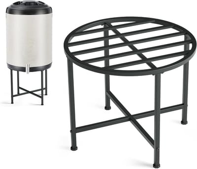 Regenton Standaard - Onderstel Vat - Water Opvangen - Roestvrij Staal - 597 cm - Zwart
