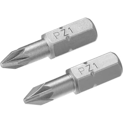 Stanley Schroefbits - Sta61040-xj - Pozidriv Pz1 - 25mm - 2 Stuks