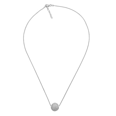 Orphelia Dames 925 Sterling Zilveren Ketting met Hanger - Zilver ZH-7235