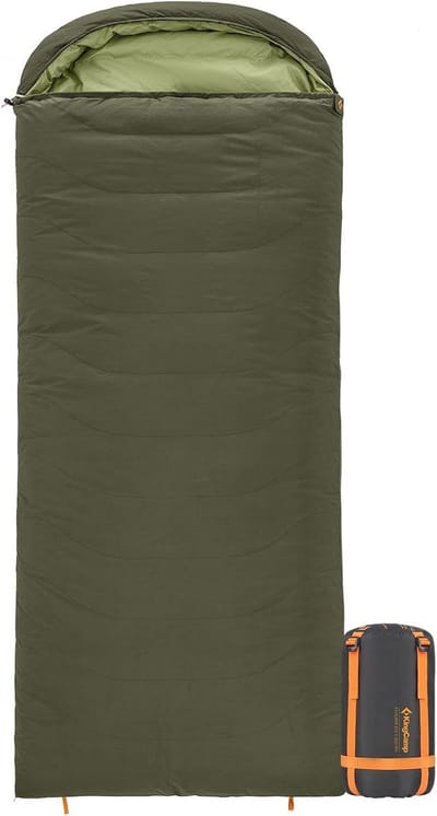 Slaapzak voor Outdoor en Camping - Donsslaapzak 230 x 90 cm, 3-4 Seizoenen