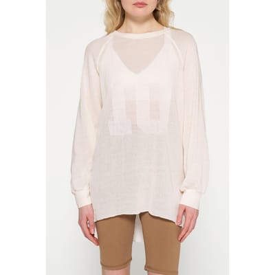 10DAYS Tunic Mesh Ecru Größe: XS | Blusen Outlet | Damen | Braun