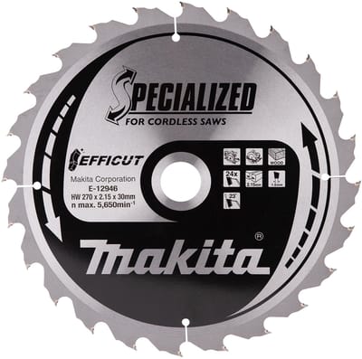 Makita E-12946 E-12946 Cirkelzaagblad 270 x 30 mm Aantal tanden: 24 1 stuk(s)