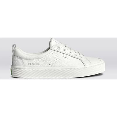 Cariuma Oca Pebbled Leather White Maat: 40.5 | Sneakers Outlet | Unisex | Wit