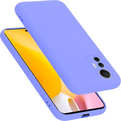 Cadorabo Hoesje geschikt voor Xiaomi 12 LITE in LIQUID LICHT PAARS - Beschermhoes gemaakt van flexibel TPU silicone Case Cover