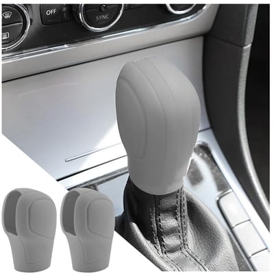 Dailygoods- Versnellingspookhoes 2 Stuks - Antislip - Silicone - Universele Auto Accessoires - Comfortabel - Afmetingen 8 x 4,5 cm - Shifter Cover