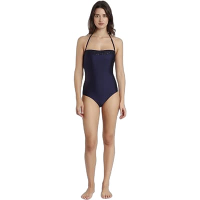 Eén piece bandeau badpak voor dames Admas Sequins