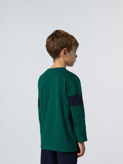 North Sails T-shirt Lange mouwen met mouwinzetstukken