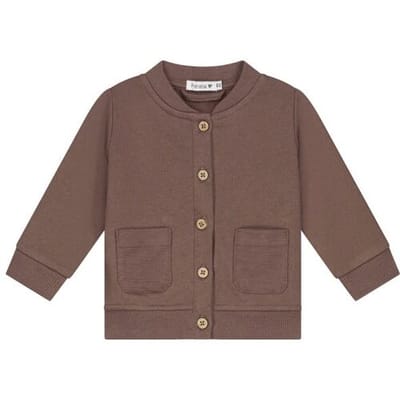 Prénatal baby vest Mud Brown 56 heren