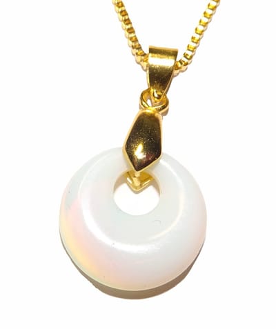 Opaliet Mini Donut Hanger Verguld
