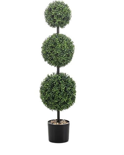Emerald - Kunstplant Buxus bol x3 UV 100cm - Kunstplant voor binnen