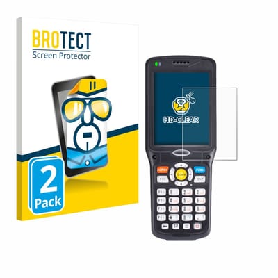 BROTECT - Screenprotector voor Unitech HT510A - Folie Beschermfolie transparant 2 Stuks