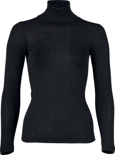 Dames Coltrui Merino Wol - Zijde | Engel Natur | GOTS | zwart 34/36S
