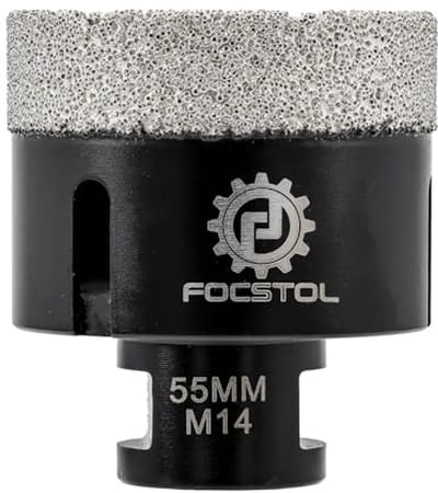 55mm Diamant Tegelboor - Vacuüm Gebrazed Gatenzaag voor Porselein, Keramiek, Marmer, Graniet, Steen en Kwarts