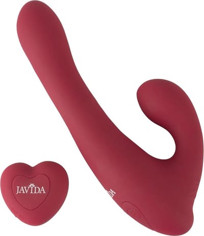 Javida RC Rotating Rabbit Vibrator - Roterende Rabbit Vibrator met Draadloze Afstandsbediening - 9 Rotatie en Vibratiestanden - Oplaadbaar en Watervast Ontwerp 21 cm