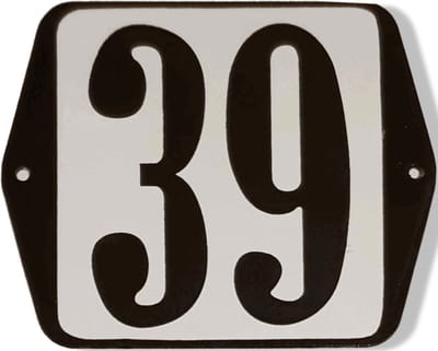 Huisnummer standaard nummer 39