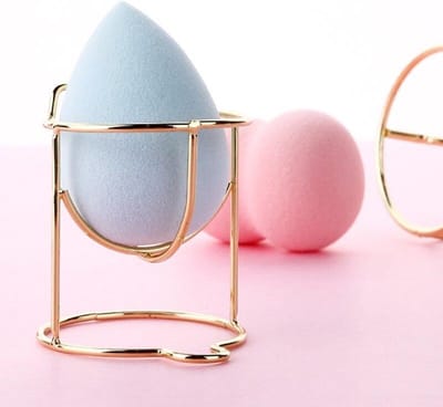 Make-up Spons Houder-Organizer Beauty Blender- Organizer Beauty Plank Holder-Droogrek Ei Poeder Bladerdeeg Display- goud