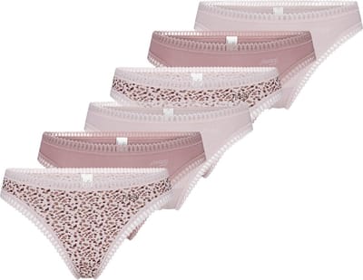 sloggi Dames string 6 pack GO Crush