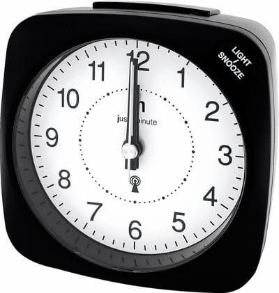 Just a Minute | Wekker | Zwart