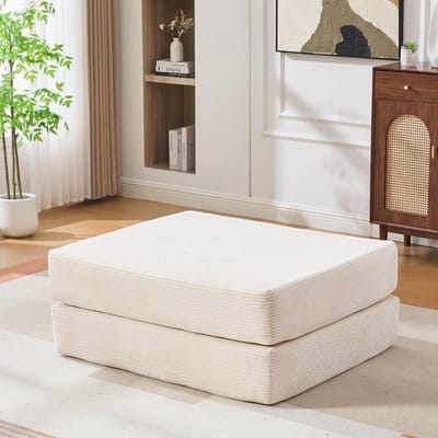 Relaxstoel - Zitstoel - Ontspannen Zitten - Montage Vrij - 112 cm Hoog - Beige