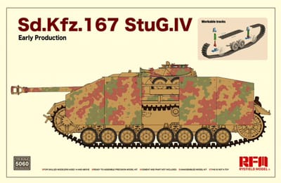 Rye Field Model Modelbouwpakket Militaire voertuigen - 5060 Sd.Kfz. 167 StuG IV Early Production Plastic - 1:35 - Modelbouw