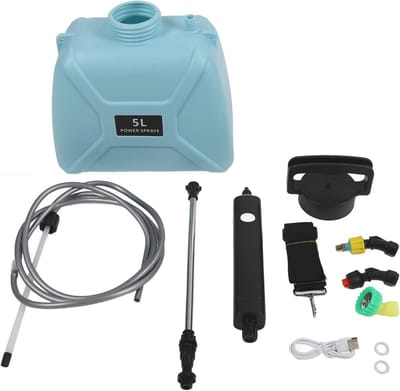 Elektrische Sproeier - Draagbare Verstuiver - Planten Water Geven - Eén Knop Bediening - 5 Liter Capaciteit - Wit