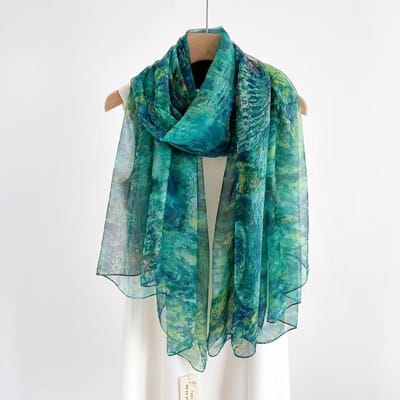 Vier Jaargetijden Mode Stofdicht Grote Bandana Populair Yourou Zijde Sjaals Sjaaltjes NIEUW Luxe Print Zonwering Strandlaken Y1933YY- blue