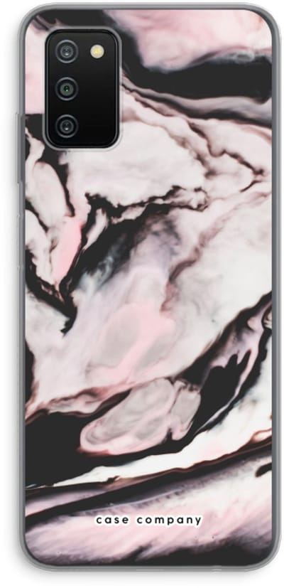 Case Company® - Hoesje geschikt voor Samsung Galaxy A03S hoesje - Roze stroom - Soft Cover Telefoonhoesje - Bescherming aan alle Kanten en Schermrand