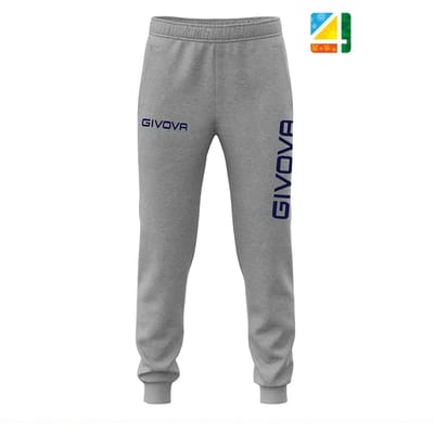 Joggingbroek Givova Broek Big Logo Grijs Grijs - L