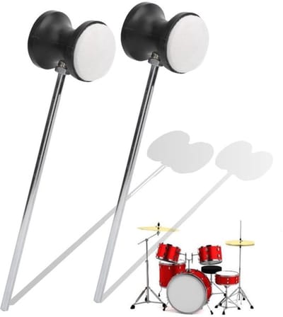 Vervangingsset voor drumpedaal - 2 klopsticks - Percussie