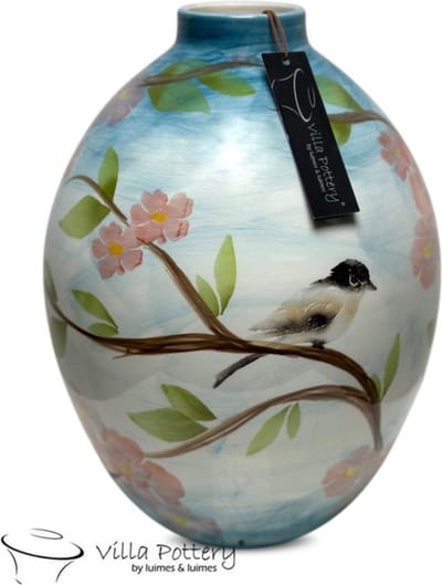 Blossom Vaas 19x29cm blauw
