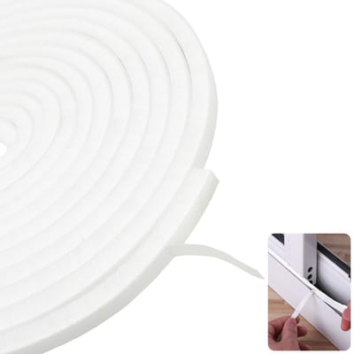 Dailygoods- Tochtstopper 5 meter - Zelfklevend - Deurtochtstrip - Tochtstopper Ramen - Afdichting - Geschikt voor openingen 4,5-7,5 mm - Deurtape
