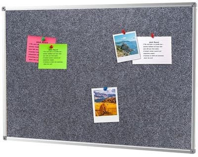 IVOL Prikbord Vilt 90 x 120 cm - Grijs