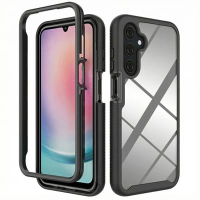 imoshion Hoesje - Geschikt voor Samsung Galaxy A25 (5G) - 360° Full Protective Case - Zwart