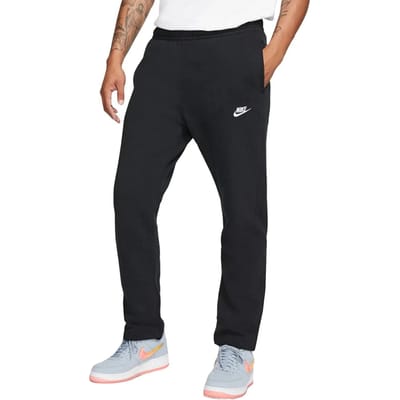 Nike Sportswear Club Fleece Openhem Joggers in Zwart