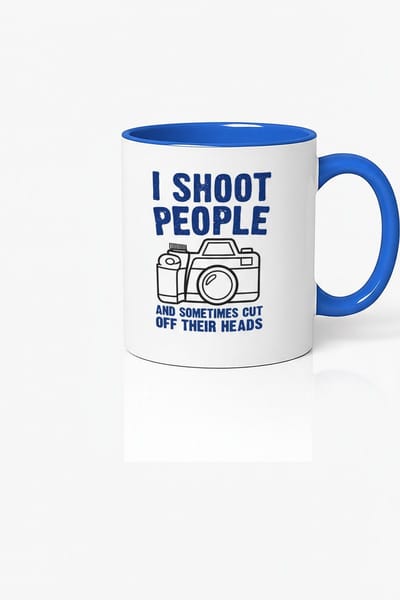 I Shoot People Mok - Fotografie Humor Koffiemok
