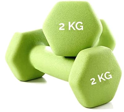 Neopreen Dumbbells 2 kg - Ideaal voor Functionele Fitness Training