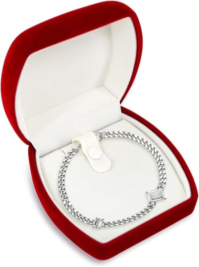 Elegante Velvet Sieraden Organizer voor Vrouwen, Opbergdoos voor Armbanden en Kettingen, Perfecte Cadeau voor Verloving en Jubileum
