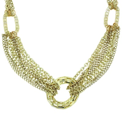 Behave - Goudkleurige Schakelketting - 59 cm