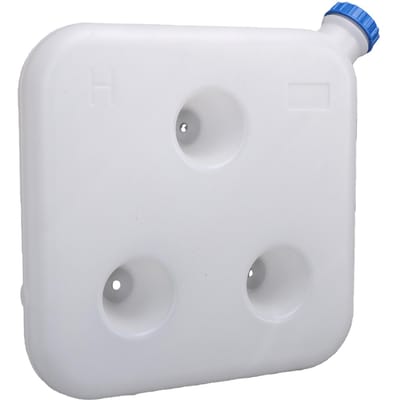 Parkeerverwarming Brandstoftank Plastic Auto Lucht Diesel Parkeerverwarming Olieopslag Brandstoftank met Montagegat 10L Brandstoftank white