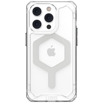 Urban Armor Gear Plyo Apple iPhone 14 Pro Hoesje Geschikt voor Draadloos Opladen met Magnetische Ring Ice