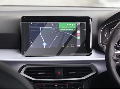 Navigatiebeschermfolie voor Seat Ibiza en Arona 2022-2026 - 9H Krasbestendige Tempered Glass Screen Protector voor GPS en Auto Navigatie Accessoires (9,2 Inch)