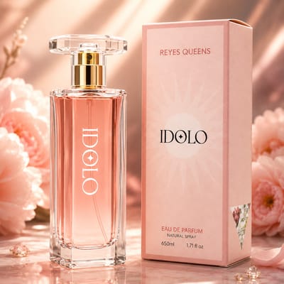 Reyes Queens- Idolo Eau De Parfum 50ml. Vrouwelijke parfum met een poederachtige bloemengeur, zachte noten en een delicate, elegante afwerking.