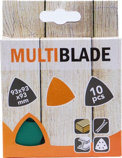 Multiblade MB94 schuurpapier 93x93x93 korrel 40 (10 vellen)